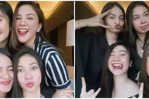 8 Potret persahabatan Enzy Storia, Jessica Mila, Febby, dan Yuki Kato