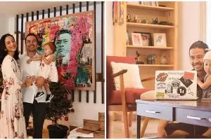 10 Potret rumah Chicco Jerikho dengan konsep mid-century, keren pol