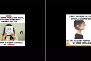 10 Meme lucu 'sok tegar' ini bikin hati jadi rapuh