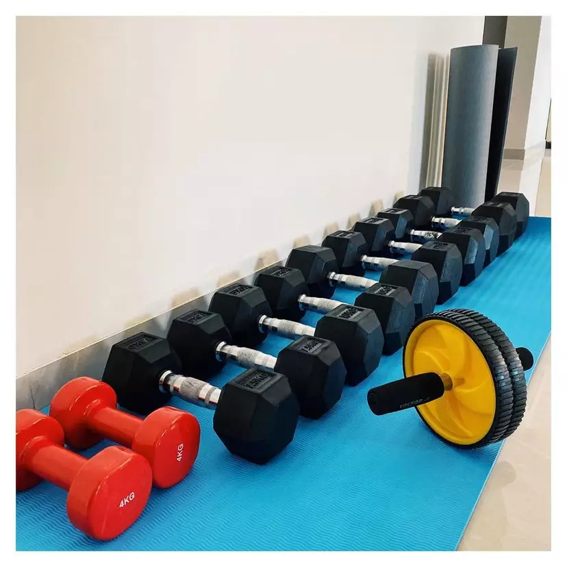 ruang gym milik seleb bollywood  Berbagai Sumber