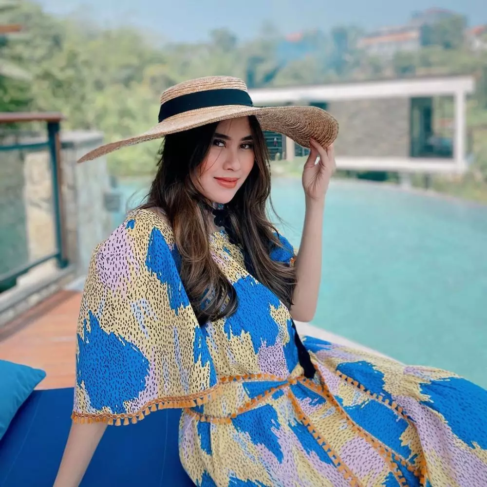 Momen liburan Syahnaz dan anak kembar Instagram Momen liburan Syahnaz dan anak kembar Instagram