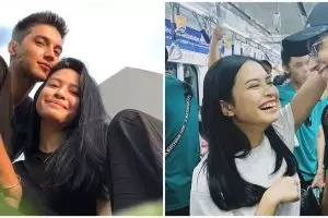 7 Potret Hanggini dan Junior Roberts di luar syuting film, bikin baper