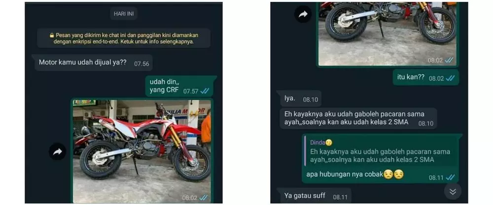 chat lucu pengen putus © 2020 instagram.com