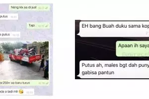 10 Chat lucu pengen putus ini endingnya bikin geleng kepala