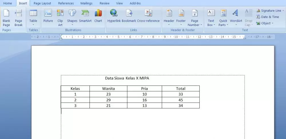 Microsoft Excel dan Microsoft Word ©berbagai sumber