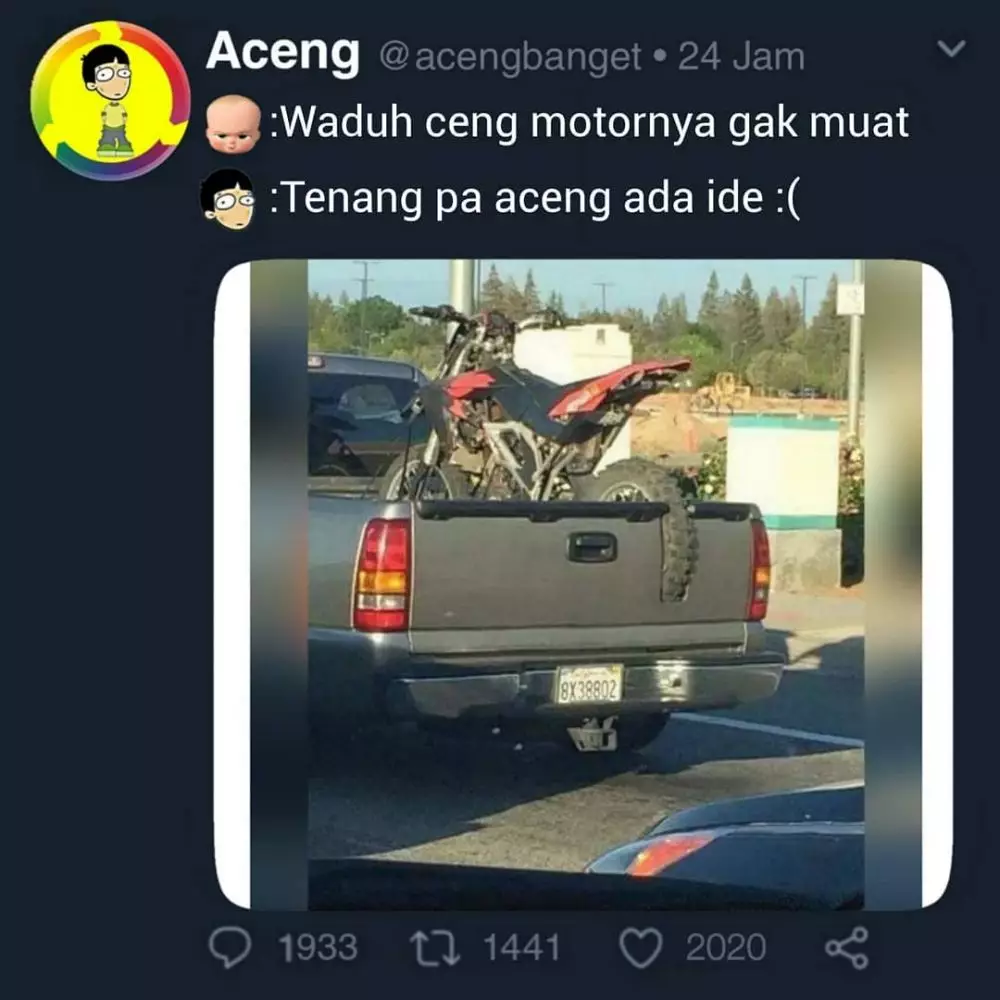 meme kreativitas waktu kepepet © 2020 instagram.com meme kreativitas waktu kepepet © 2020 instagram.com