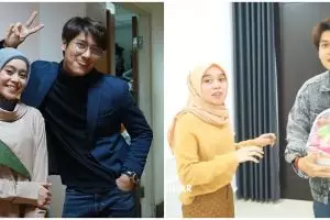10 Momen Rizky Billar main ke rumah Lesty Kejora, didoakan berjodoh