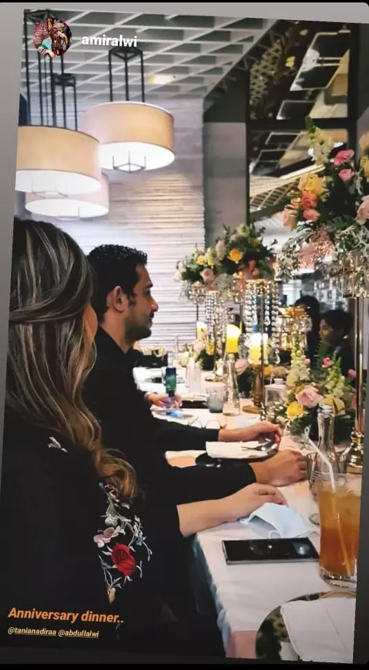 ultah pernikahan Tania instagram