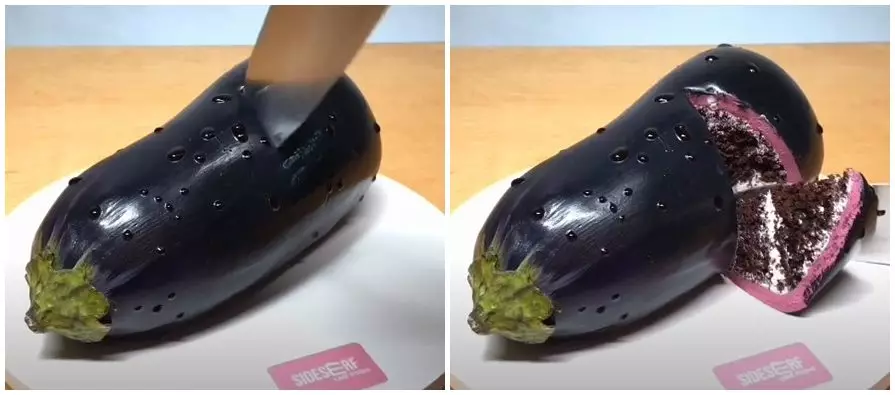 buah dan sayuran isi kue YouTube