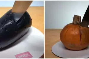 10 Potret buah dan sayuran ini ternyata berisi kue, unik