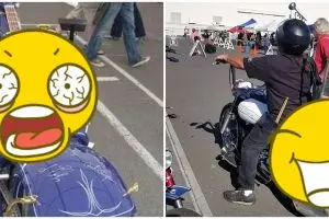 8 Modifikasi motor bertema alat musik, nyeleneh abis