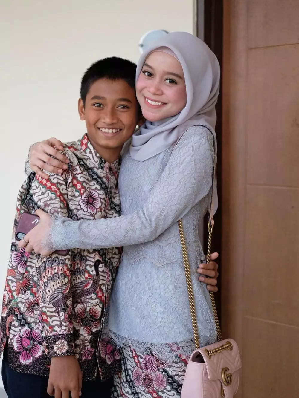 Lesty dan adiknya © 2020 brilio.net