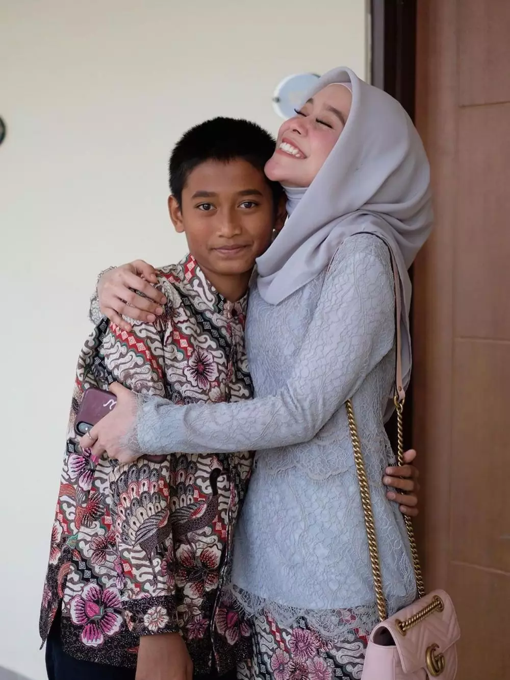 Lesty dan adiknya © 2020 brilio.net