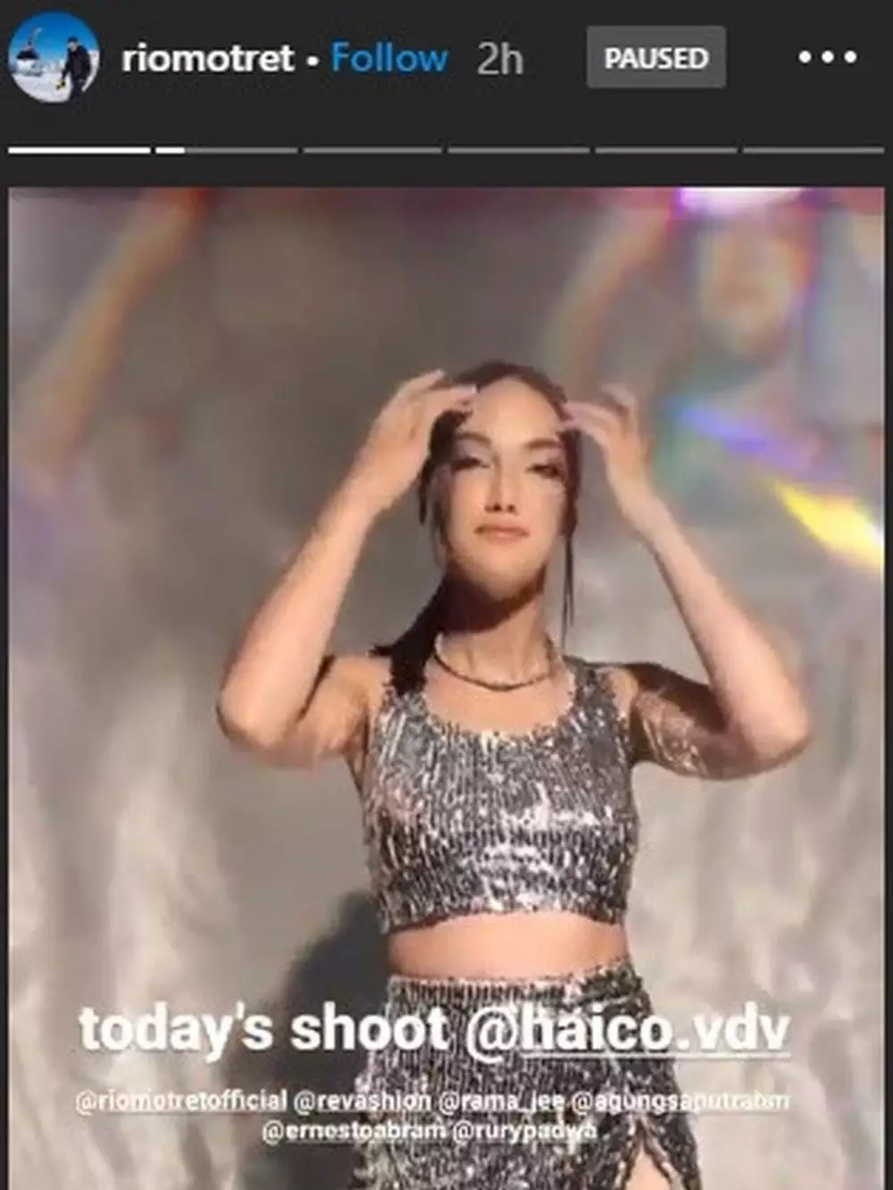 Pemotretan Haico ala Dua Lipa © 2020 brilio.net