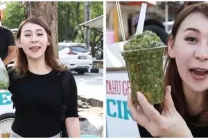 Viral, food vlogger ini makan tahu gejrot dengan 130 cabai rawit