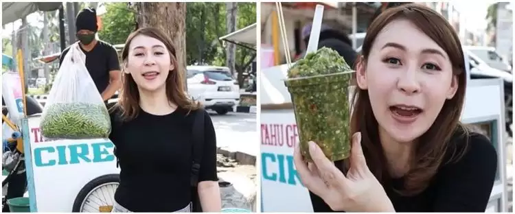 Viral, food vlogger ini makan tahu gejrot dengan 130 cabai rawit