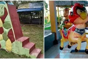 10 Penampakan nyeleneh di tempat bermain ini bikin gagal paham