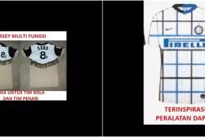 8 Meme lucu jersey tim sepak bola ini bikin cekikikan lihat desainnya