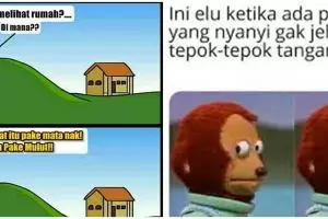 10 Meme 'nggak lihat' ini absurdnya bikin geregetan