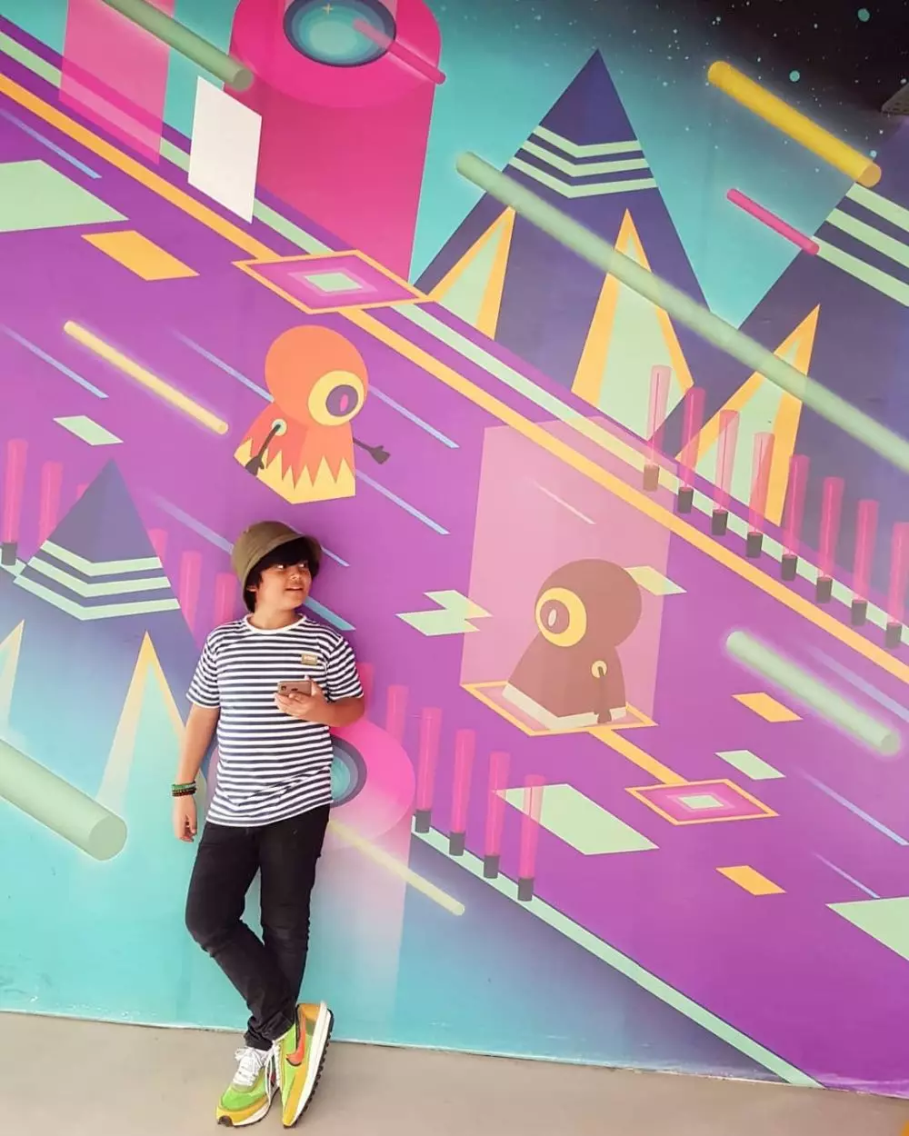 gaya stylish artis cilik instagram