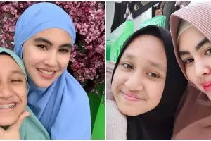 10 Momen kedekatan Kartika Putri & putri tirinya, bak kakak-adik