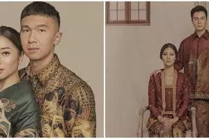 Gaya prewedding 9 seleb pakai kain batik, termasuk Nikita Willy