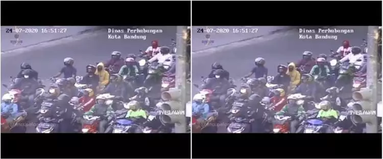 Viral video peringatan lucu bagi pelanggar lalu lintas di Bandung