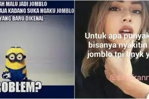 10 Meme lucu nasihat jomblo, bikin yang pacaran merasa kesindir
