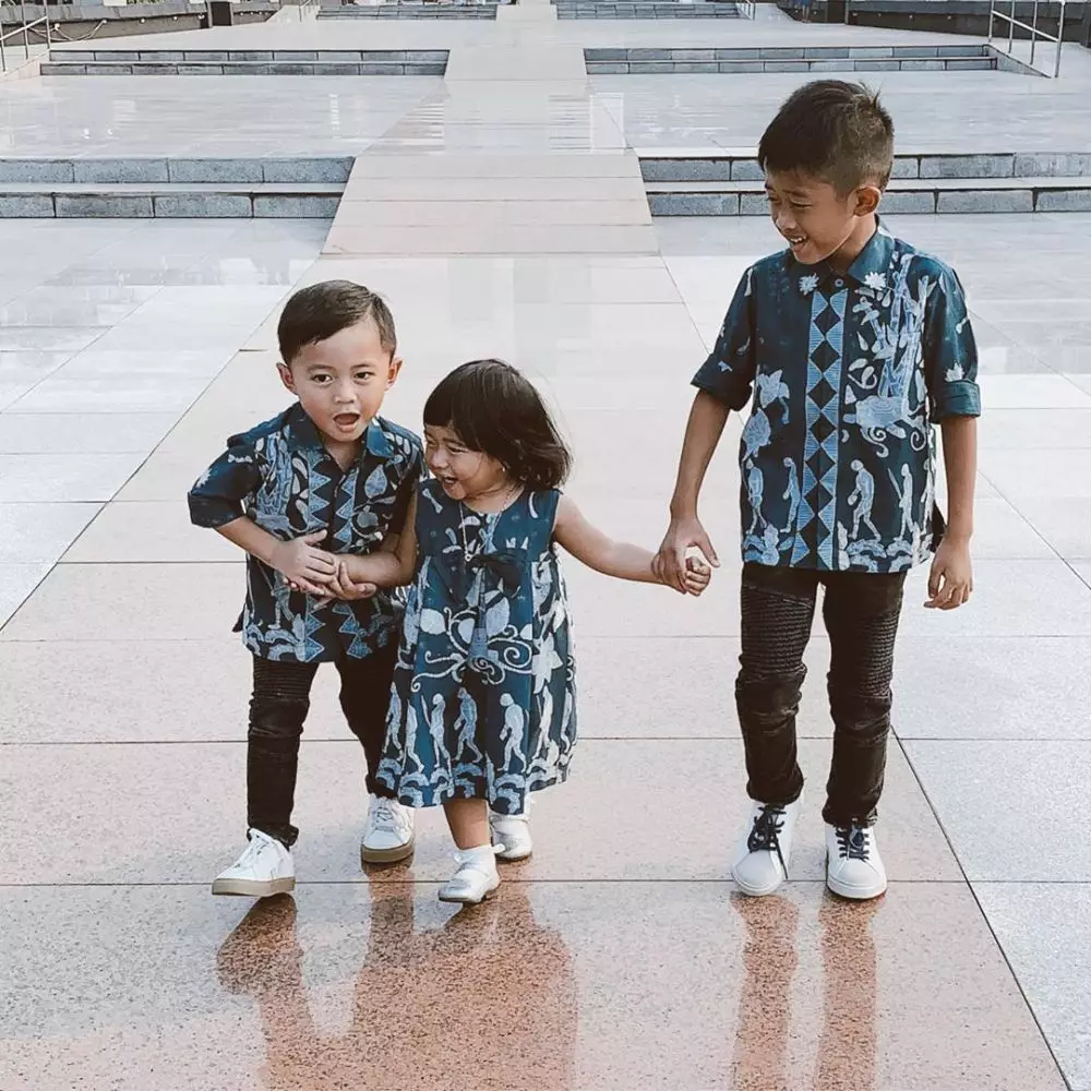 Potret lucu ketiga anak Ibas Instagram