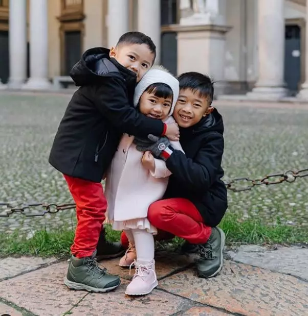Potret lucu ketiga anak Ibas Instagram