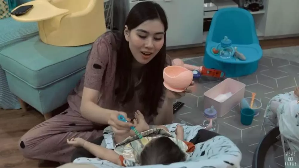 Momen MPASI Syahnaz © 2020 brilio.net