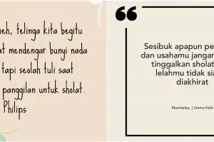 55 Kata-kata mutiara ibadah, memotivasi diri dan menyejukkan hati