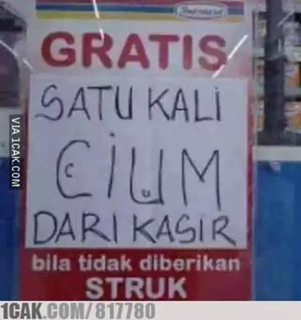 tulisan nyeleneh di minimarket berbagai sumber tulisan nyeleneh di minimarket berbagai sumber