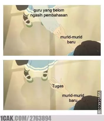 Meme lika-liku sekolah online berbagai sumber