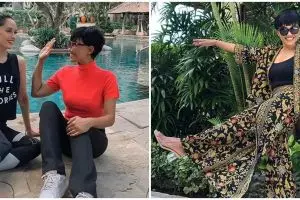 10 Gaya kece ibunda Cinta Laura di usia 57 tahun, stylish banget