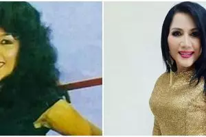 7 Beda penampilan penyanyi dangdut senior saat muda vs kini