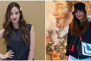 5 Gaya nyentrik seleb pakai sepatu selang-seling, curi perhatian