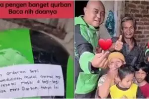 Driver ojek online ini ingin kurban Idul Adha, kisahnya bikin haru