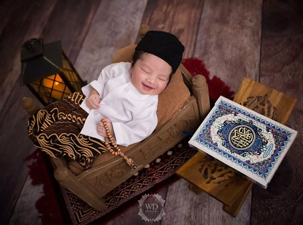 newborn pakai baju muslim Instagram