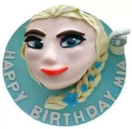 kue tema Elsa Pinterest