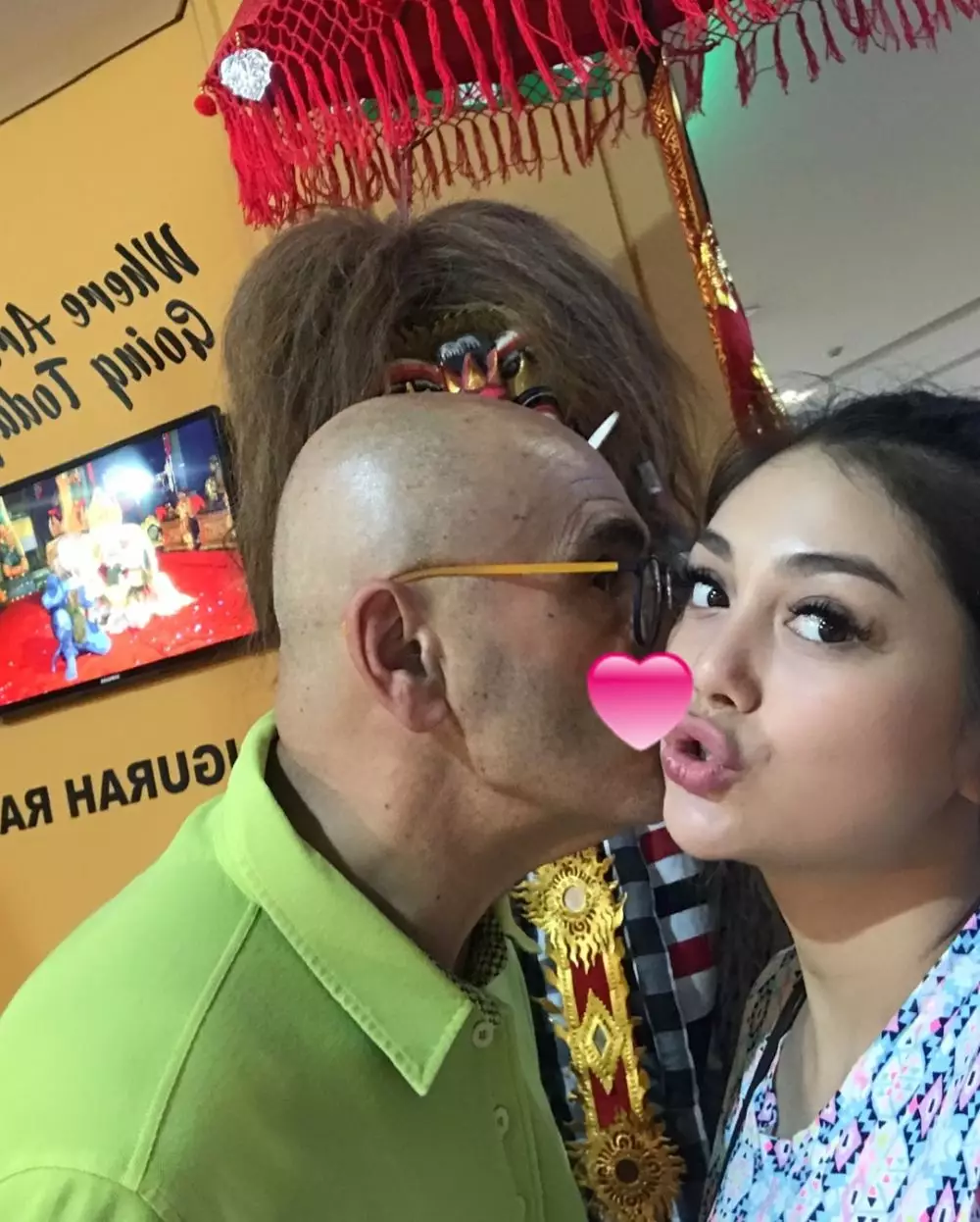 Celine dan ayah instagram 