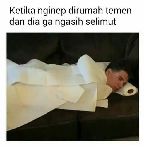 meme nginep rumah temen berbagai sumber