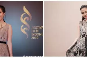 Kerap bergaya casual, ini 8 pesona Adhisty Zara saat pakai gaun