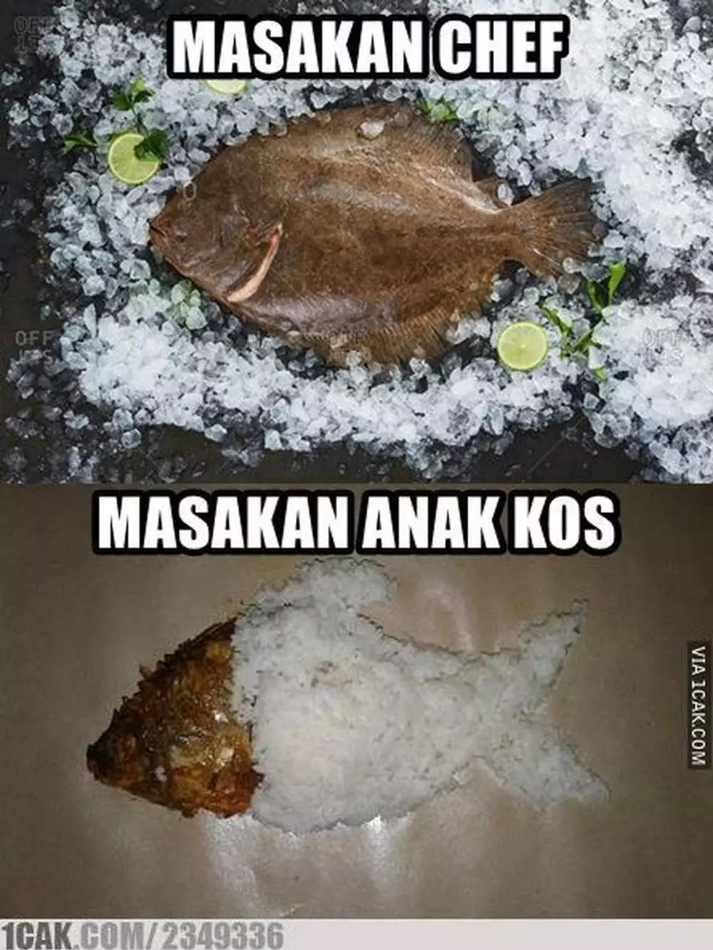 meme beda chef dan orang biasa berbagai sumber