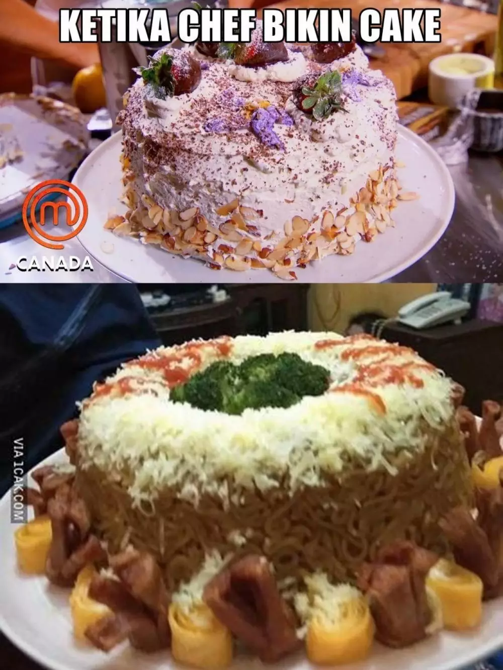 meme beda chef dan orang biasa berbagai sumber