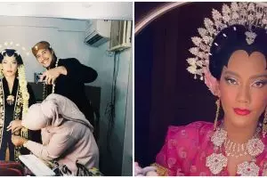 10 Potret Tara Basro & Daniel Adnan pakai busana pengantin adat