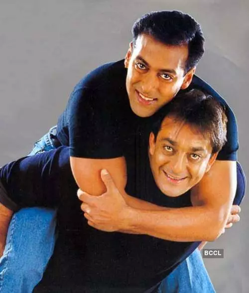 Salman Khan dan Sanjay Dutt © 2020 brilio.net