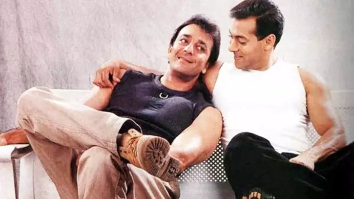 Salman Khan dan Sanjay Dutt © 2020 brilio.net