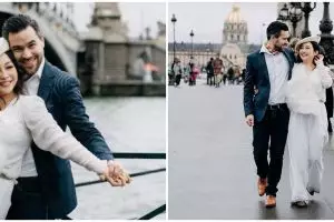 8 Potret Chef Marinka bareng pria bule di Paris, romantis