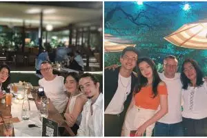 9 Momen makan malam keluarga Bryan Domani, Mawar De Jongh jadi sorotan